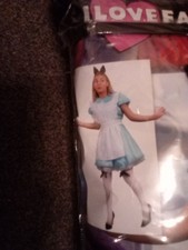 Sweet Alice In Wonderland Fancy Dress Costume Size XL From Shein