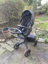 Stokke Xplory X Rich Black Stroller/ pushchair/  pram last model used