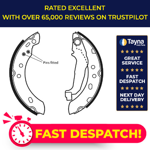 Brake shoes set - brake, fits