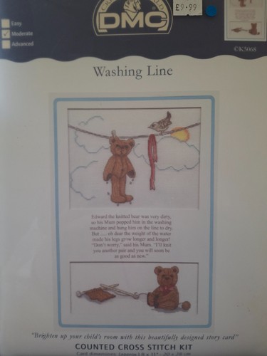 Cross stitch kit washing - stitch, "