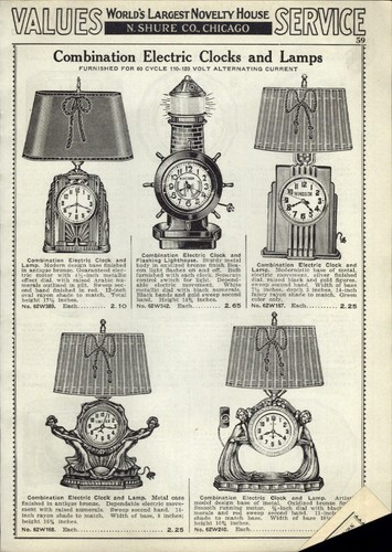 1938 paper novelty lamp - novelty,