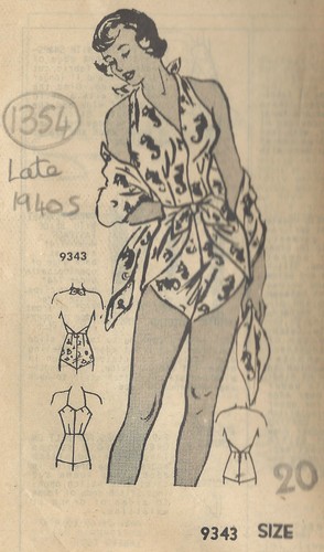 1940s vintage sewing pattern - vintage,