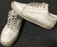 Vans Old Skool White Leather