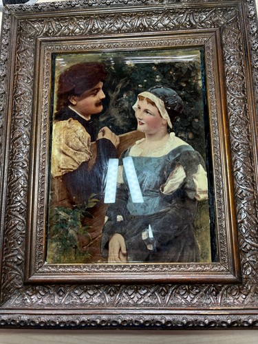 Antique victorian framed - victorian,