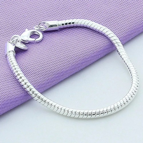 925 sterling silver snake - silver,