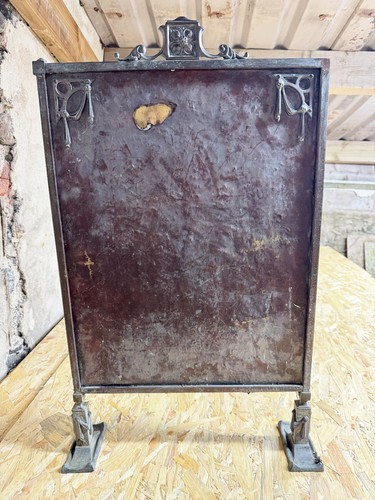 Antique copper fireplace - copper,