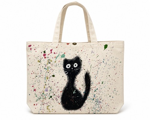 Hand painted black - painted, canvas