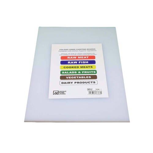 White chopping board - chopping, pe