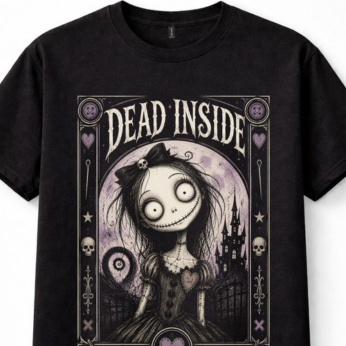 Dead inside gothic doll - dead,