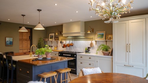 Solid painted kitchen - units, &