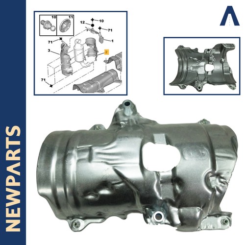 Aluminum exhaust heat shield - exhaust,