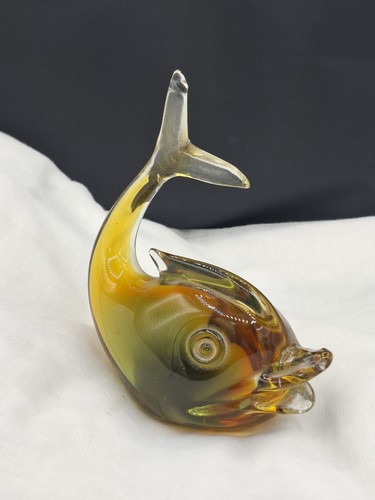 Vintage murano glass fish - vintage,