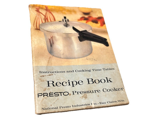 Presto pressure cooker recipe - pressure,