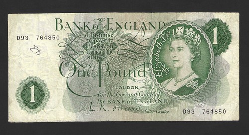 Old bank england 1 one - bank, £1