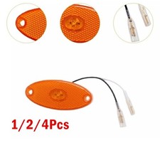 12V CARAVAN MOTORHOME AMBER OVAL LED SIDE MARKER LAMP LIGHTS FOR JOKON SMLR2012