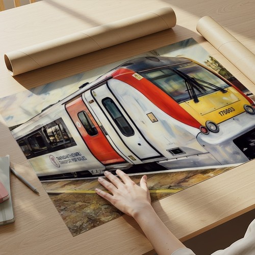 Transport for wales a3 - transport, art