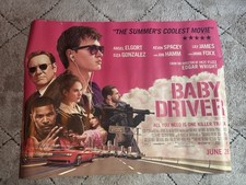 Baby Driver Movie - Official Cinema Poster. 30x40inches. 100% Authentic.