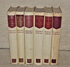 ""Winston Churchill - 'The Second World War' Vols. 1-6 Vintage Book Set""