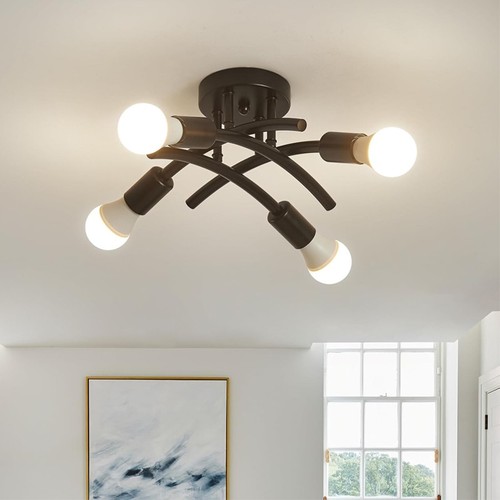Ceiling light fitting brushed - fitting,