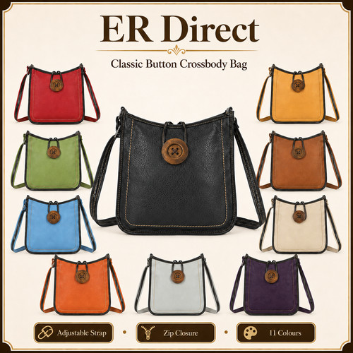 Girls trendy button faux - button,
