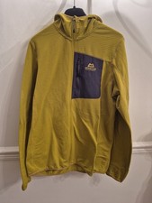 Mens Mountain Equipment Zipped Light Weight Fleece. Size. Large. Mustard