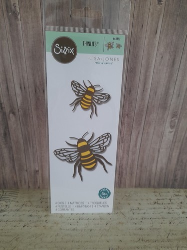 Sizzix bee thinlits die - bee,