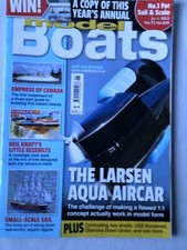 MODEL BOAT MAGAZINE : June 2022 No plan just an unusual "Aircar"  (for EMBC)