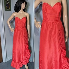 Vintage 80s Bernshaw Red Frill