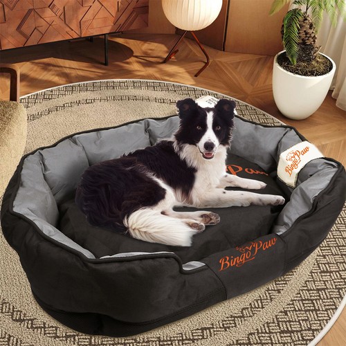 Jumbo waterproof dog bed black - jumbo,