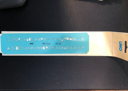 Vintage rotring stencil - rotring,