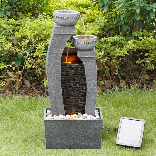 Garden water feature - water,