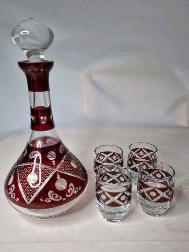 Wine decanter czech bohemia - wine,