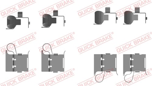 Front accessory kit - kit, brake