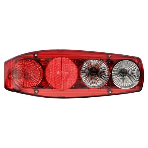 Rear light round reflector - round,