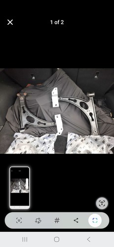 Audi wishbones pair mk2 - audi,