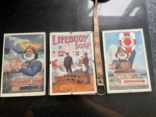 Collection of Vintage advertising Lifebuoy washing Soap Prints bathroom display