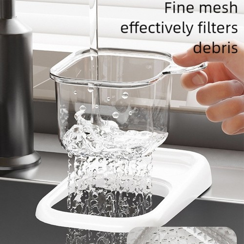 Kitchen sink strainer drying - sink,