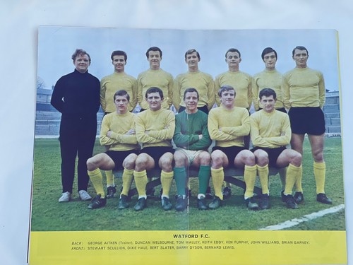 Watford memorabilia 1967 68 - watford,