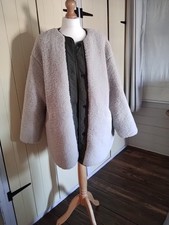 Mango Borg Jacket Quilted Lining EUR L