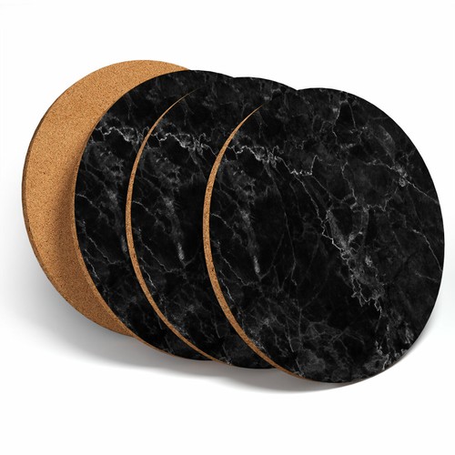 Set black granite texture - -,