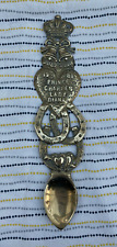 Brass Prince Charles Lady Diana July 29th 1981 Royal Wedding Love Spoon 33