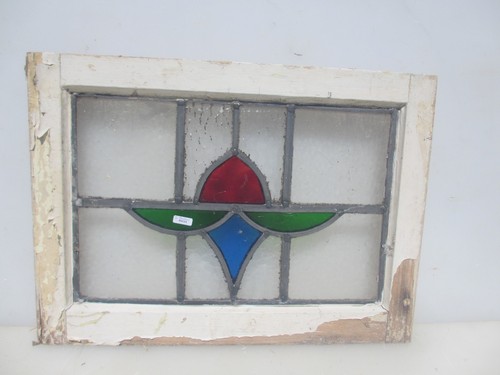 Antique stained glass window - antique,