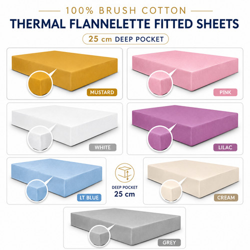 Flannelette thermal fitted - flannelette,