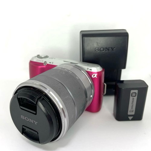 Sony alpha nex pink - alpha, nex-c3