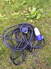 10m 16 amp Titanex H07RN-F Extension Lead 2.5mm Rubber Cable Stage Lighting 16a