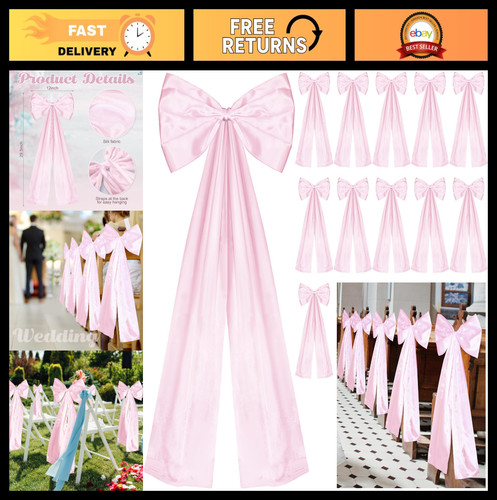 Large wedding pew bows - bows, for