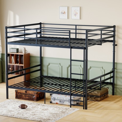 Queen size metal bunk bed - queen-size,
