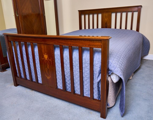 Antique mahogany inlaid - antique,