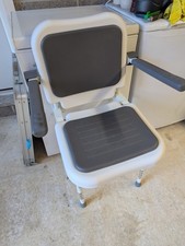 ProCare Wall Mounted Folding Shower Seat  With Adjustable Legs