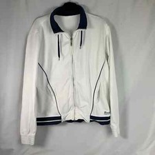Champion White Wind Breaker Jacket - Coat - Size Extra Large -  XL